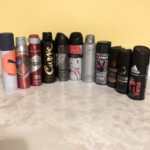 Men’s Sport and Body Sprays/Colognes Lot